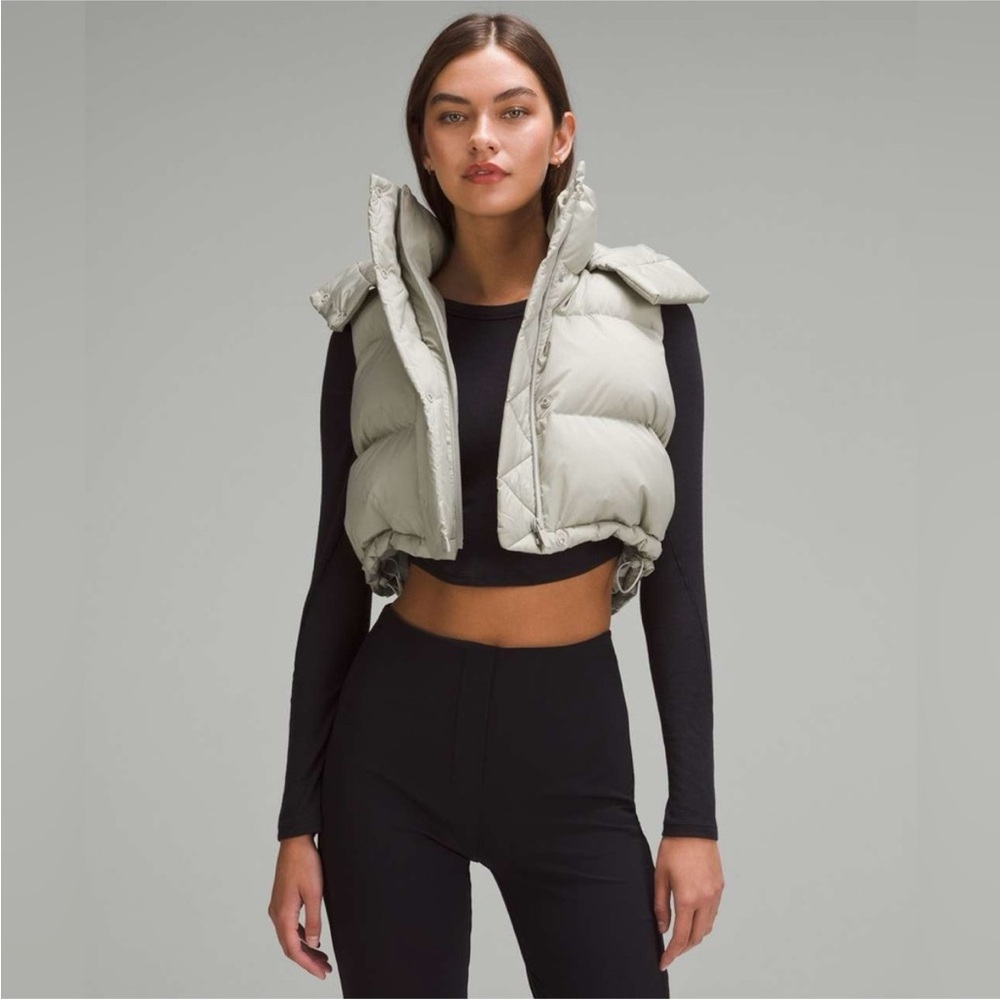 Like new Lululemon super cropped puffer vest